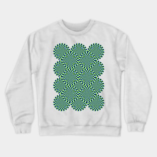 Rotating Snakes Illusion Crewneck Sweatshirt